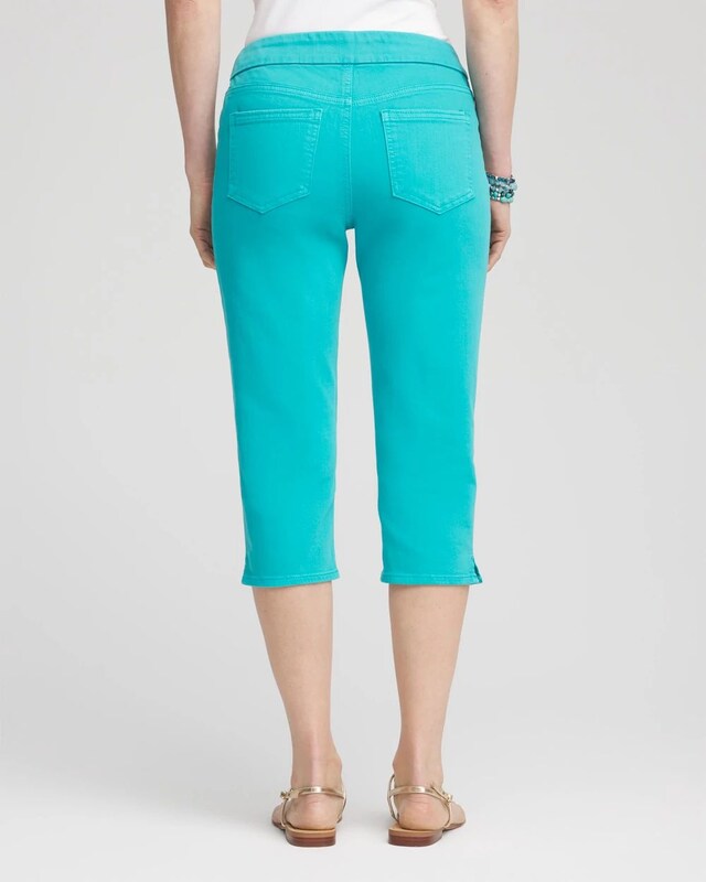 17 Pull-On Capri Jeans - image 3